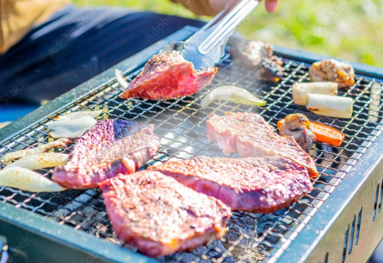 美しい景観に囲まれながら味わうBBQ